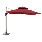 Load image into Gallery viewer, 3m x 3m Cantilever Parasol Umbrella with 80kg Marble Base