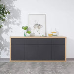 Load image into Gallery viewer, 4-Door Sideboard with 4 Drawers
