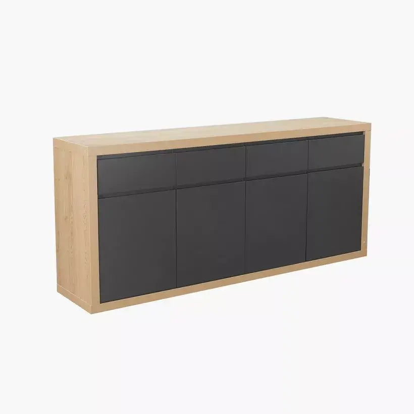 4-Door Sideboard with 4 Drawers