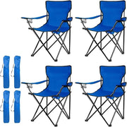 4 PACK Portable Folding Beach Chair Multi-Purpose Camping Chair for Adult, Lightweight Chair for Outdoor-GCC Home Center