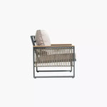 Load image into Gallery viewer, 4-Piece Outdoor Aluminum Sofa Set with Coffee Table and Cushion