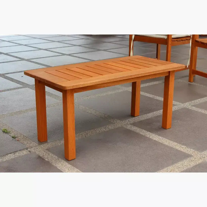 4-Piece Outdoor Sofa Set – Engineered Wood with Cushions