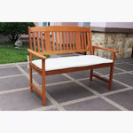 Load image into Gallery viewer, 4-Piece Outdoor Sofa Set – Engineered Wood with Cushions