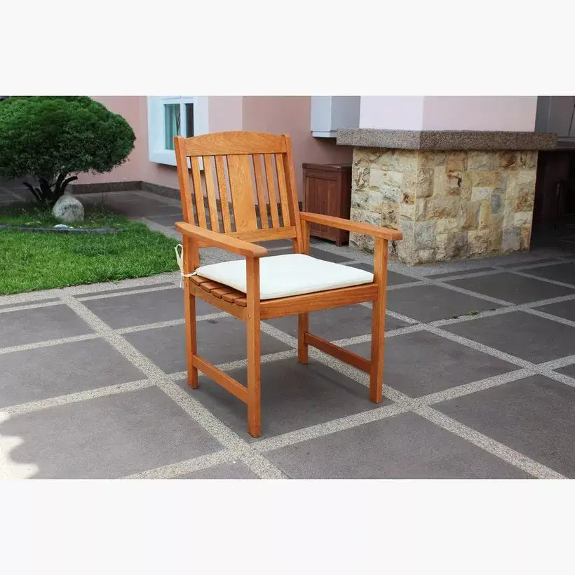4-Piece Outdoor Sofa Set – Engineered Wood with Cushions