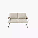 Load image into Gallery viewer, 4-Piece Outdoor Sofa Set – Steel Frame &amp; Rope Detailing