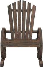 Load image into Gallery viewer, 4-Piece Solid Wood Garden Lounge Set – Rustic Outdoor Seating Collection with 2 Chairs, Bench &amp; Coffee Table**