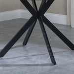 Load image into Gallery viewer, 4 Seater Round Dining Table with Black Spider Legs-GCC Home Center