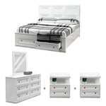 Load image into Gallery viewer, 5 Pcs. King Bedroom Set