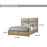 Load image into Gallery viewer, 5 Pcs. King Bedroom Set