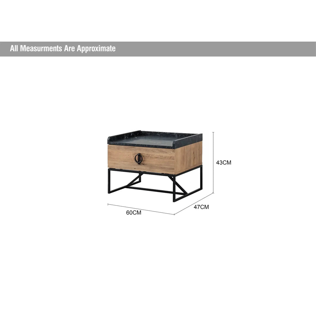 5 Pcs Queen Bedroom Set (With Hydraulic Storage) – Brown