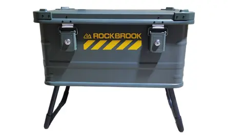 50L for Rockbrook High Quality Portable Metal Kitchen Container Weatherproof Outdoor Aluminum Camping Storage Box