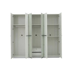 Load image into Gallery viewer, 6 Door Wardrobe - White