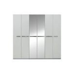 Load image into Gallery viewer, 6 Door Wardrobe - White