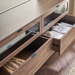 Load image into Gallery viewer, 6-Drawer Dresser With Mirror, Elegant Design Wood Dressing Table With Glass On The Drawers-GCC Home Center