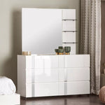Load image into Gallery viewer, 6-Drawer Dresser with Mirror, Engineered Wood For Modern Bedrooms-GCC Home Center