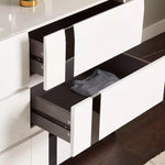 Load image into Gallery viewer, 6-Drawer Dresser with Mirror, Engineered Wood For Modern Bedrooms-GCC Home Center
