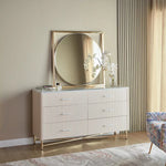 Load image into Gallery viewer, 6-Drawer Dresser with Mirror, Modern Vanity Table-GCC Home Center