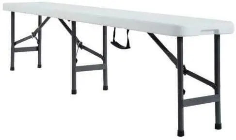 6 FT Portable Plastic in/Outdoor Picnic Party Camping Dining Folding Bench-GCC Home Center