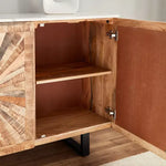 Load image into Gallery viewer, 6 Meter 3-Door Solid Wood Sideboard with Genuine Marble Top