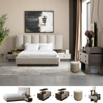 Load image into Gallery viewer, 6 Pcs. King Bedroom Set (With Hydraulic Storage)