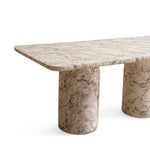 Load image into Gallery viewer, 6 Seater Concrete Dining Table – White Grey