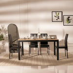 Load image into Gallery viewer, 6-Seater Dining Set – Black