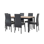 Load image into Gallery viewer, 6-Seater Dining Set – Black