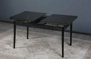 6-Seater Dining Set (Black)