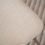 Load image into Gallery viewer, 6-Seater Dining Set – Gold &amp; Beige