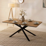 Load image into Gallery viewer, 6-Seater Dining Set – Oak &amp; Grey