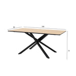 Load image into Gallery viewer, 6-Seater Dining Set – Oak &amp; Grey