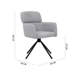 Load image into Gallery viewer, 6-Seater Dining Set With Sintered Stone Top – Walnut &amp; Grey