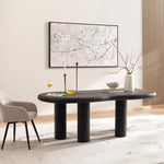 Load image into Gallery viewer, 6 Seater Wooden Dining Table – Brown