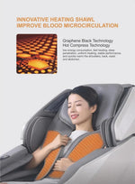 Load image into Gallery viewer, Organized Home Massage Chair A550 With Voice Control i-OPEN flexible guide rail 4D-Pro precision movement Dual intelligent detection Electric calf telescopic 3D all-inclusive air bag for foot (Black)