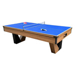 Load image into Gallery viewer, 7 ft Pool Table with Wood Finish - Billiards Game Room Table for Adults &amp; Family Billiard Table with Rustic Wood Finish