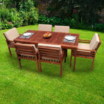 Load image into Gallery viewer, 7 Piece Dining Set, Elegant Design Outdoor/Indoor Set-GCC Home Center