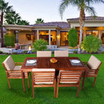 Load image into Gallery viewer, 7 Piece Dining Set, Elegant Design Outdoor/Indoor Set-GCC Home Center