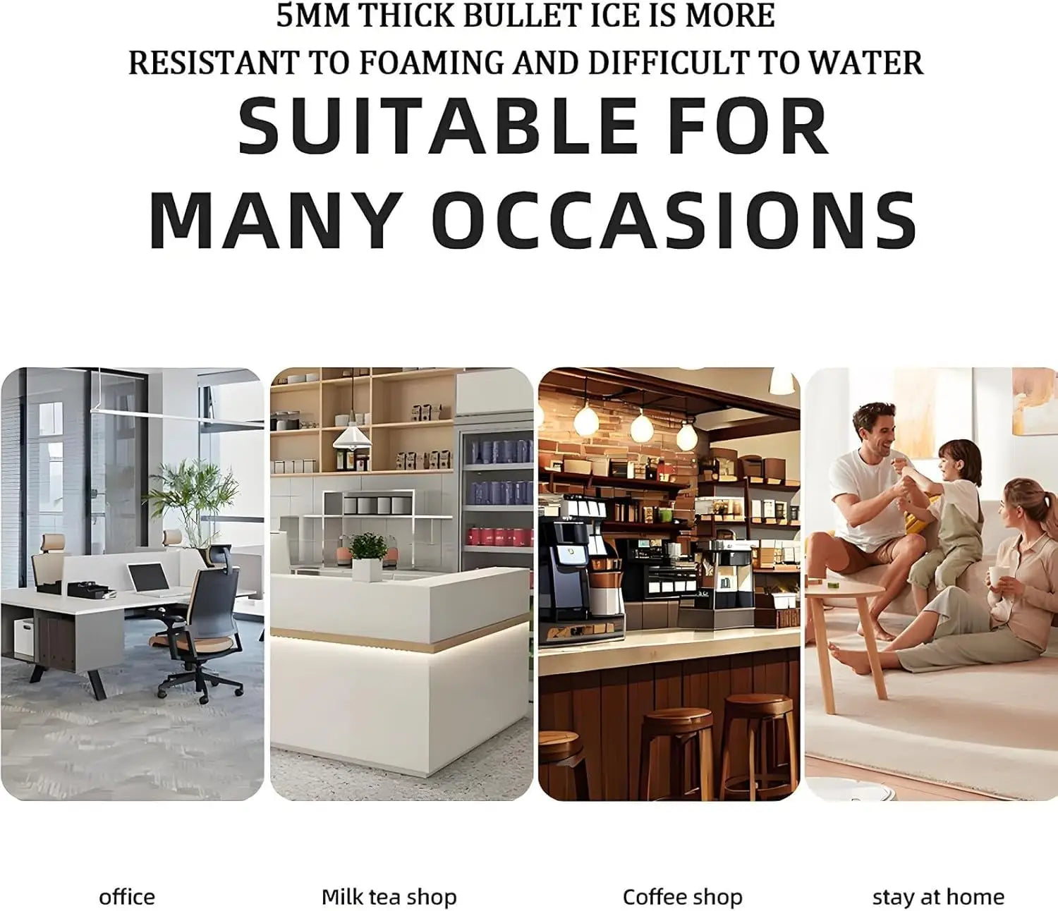 Portable Ice Maker Machine for Countertop – 1.2L Water Tank Makes Bullet Ice in 7.5 Minutes 12kg/24H Self-Cleaning