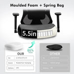 Load image into Gallery viewer, Big and Tall Office Chair 500 lbs – Ergonomic Desk Chair with Adjustable Lumbar Support, 2D Headrest, 3D Armrests, Extra Thick Cushion &amp; Spring Seat (Black)
