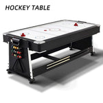 Load image into Gallery viewer, 4 in 1 DGMT-3005 7ft Blue Pool Table Billiard + Air Hockey + Tennis Table-GCC Home Center