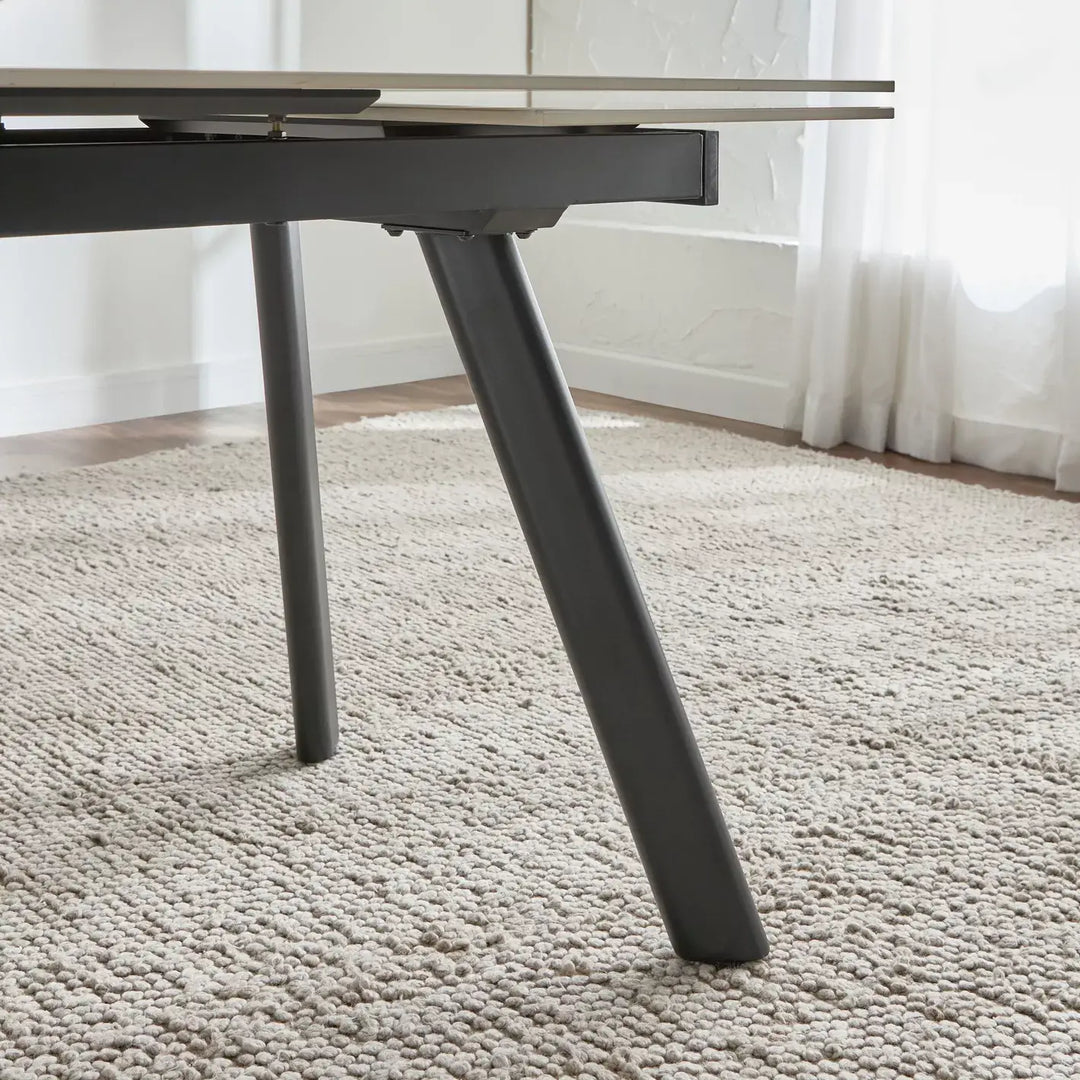 8-10 Seater Ceramic Top Extendable Dining Table-GCC Home Center