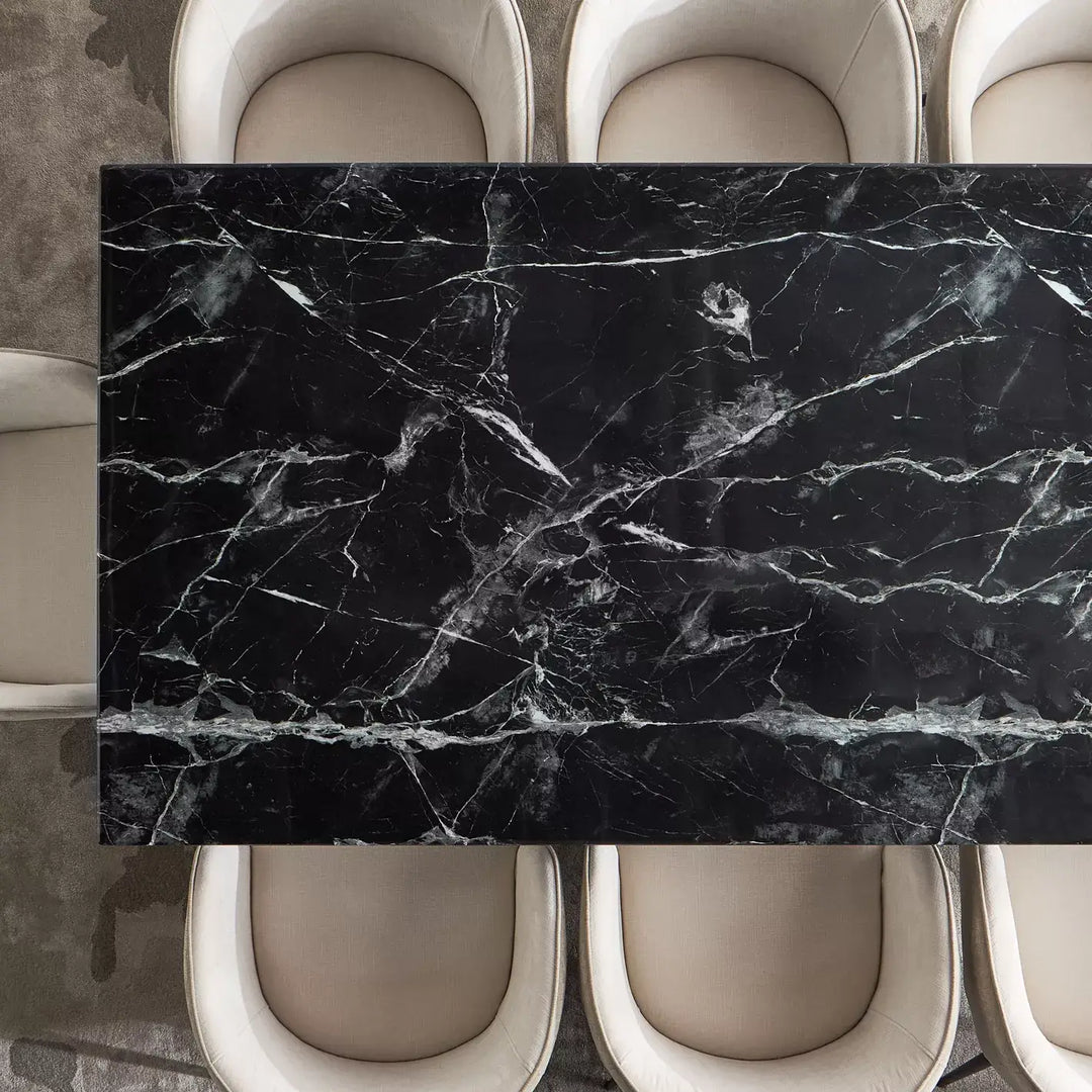 8-Seater Luxury Marble Top Dining Table-GCC Home Center