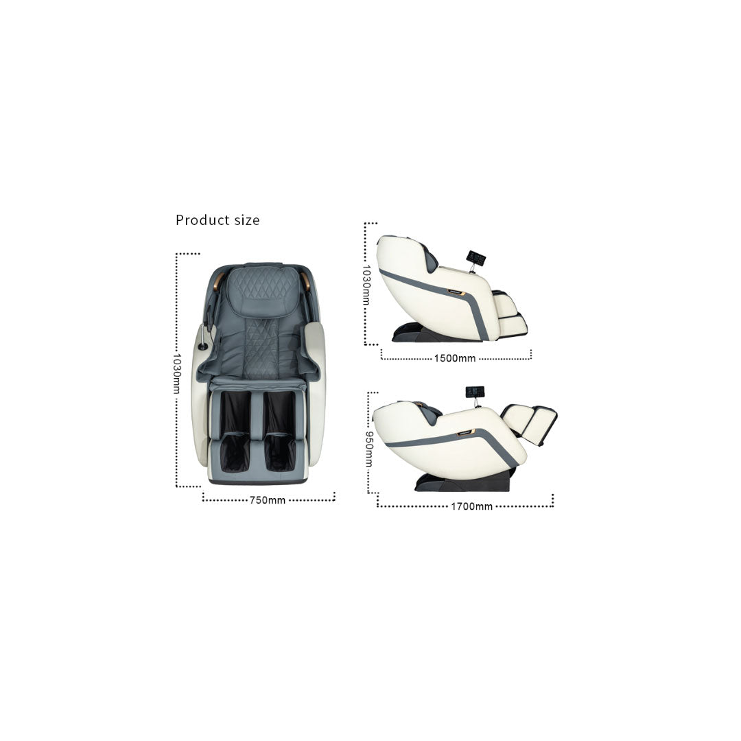 Jilphar Furniture Intelligent Massage Chair JP8001-GCC Home Center