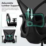 Load image into Gallery viewer, Big and Tall Office Chair 500 lbs – Ergonomic Desk Chair with Adjustable Lumbar Support, 2D Headrest, 3D Armrests, Extra Thick Cushion &amp; Spring Seat (Black)
