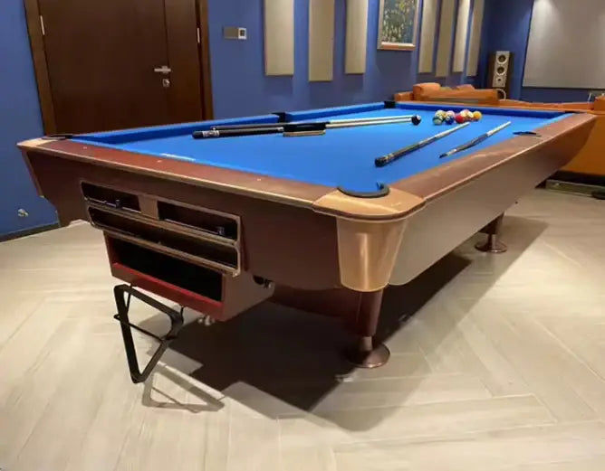 9-4M Billiard table, Automatic Ball Return System Solid Wood Marble-GCC Home Center
