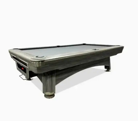 9-6-2G Billiard table, Natural Slate Solid Wood Billiards Tables 9FT Pool Table-GCC Home Center
