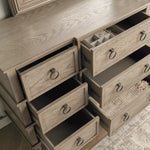 Load image into Gallery viewer, 9-Drawer Dresser with Mirror, Elegant Vanity Table For Traditional Bedroom-GCC Home Center