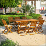 Load image into Gallery viewer, 9 Pcs Dining Table Set, Outdoor/Indoor Set-GCC Home Center
