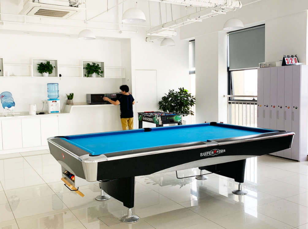 Indoor Luxury Pool Dining Billiards Table 9ft Slate Club Pool Tables Professional Snooker & Billiard Table-GCC Home Center