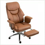 Load image into Gallery viewer, Ergonomic Office Chair, Luxurious PU Leather Chair - Brown
